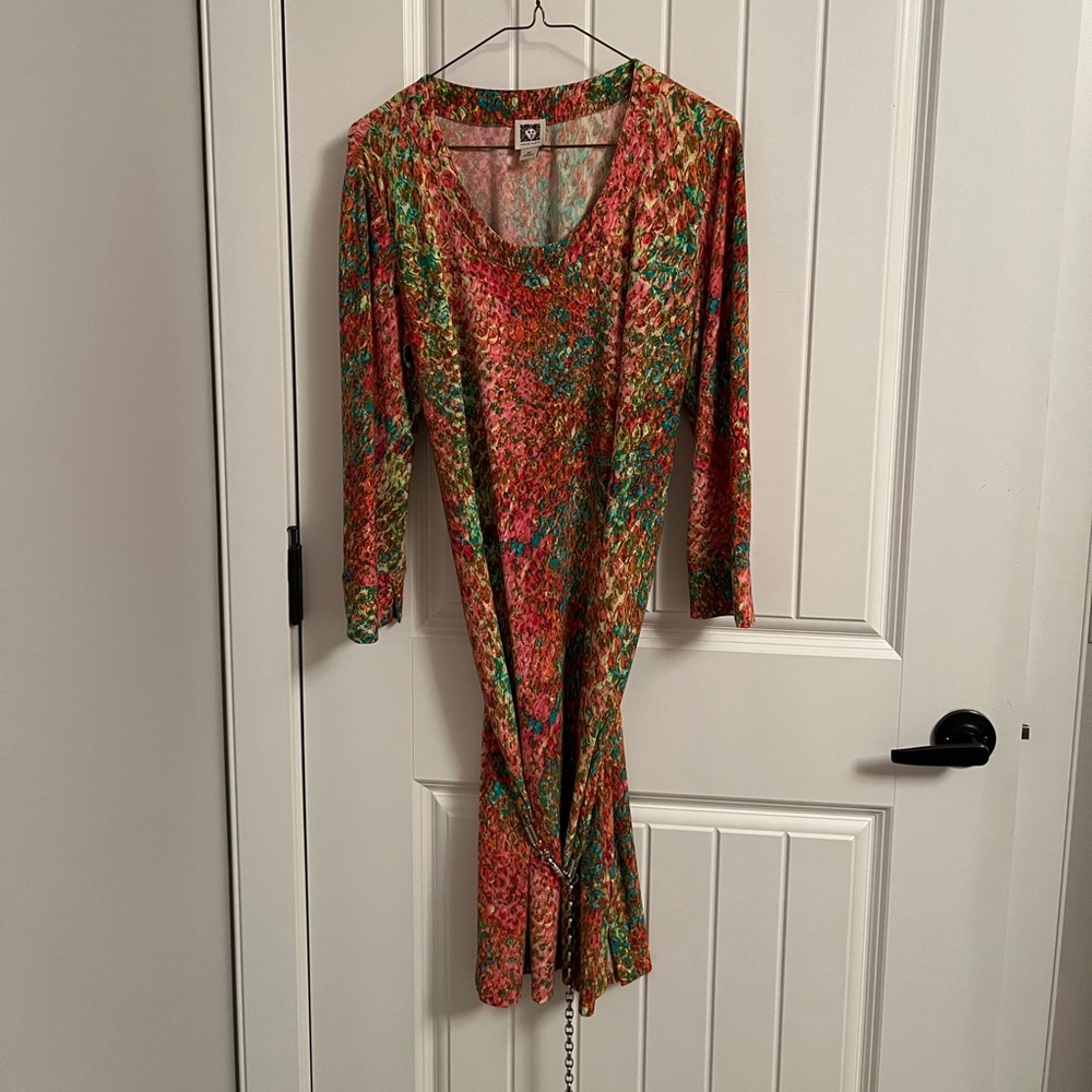 Colourful dress size 12 Anne Klein